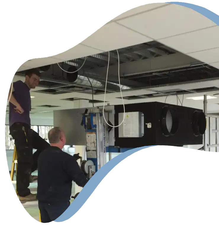 trs cooling installing commercial ventilation system