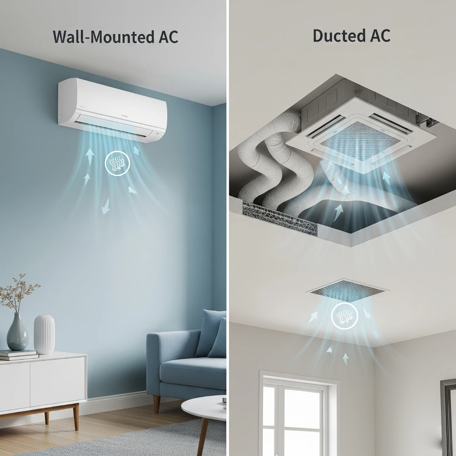 Wall-Mounted vs Ducted Air Conditioning — Which Is Best for Your Home?
